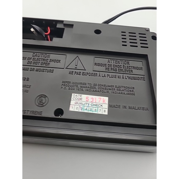 Vintage GE 7-4612B Digital Alarm Clock Radio General Electric Tested Works - Picture 5 of 8